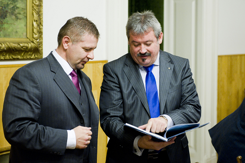 dr. Csicsai Gábor és V. Németh Zsolt (fotó: Botár Gergely)