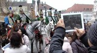 Díszhuszár lovas felvonulás a Budai Várnegyedben