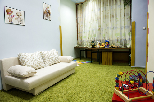 A gyermekmeghallgató szoba (fotó: Botár Gergely)