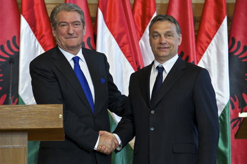 Sali Berisha és Orbán Viktor (fotó: Árvai Károly)