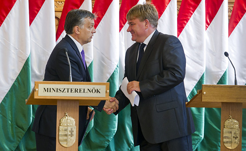 Orbán Viktor, Szűcs Lajos (fotó: Pelsőczy Csaba)