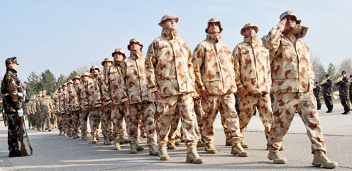 A misszióba induló katonák (fotó: Galambos Sándor)
