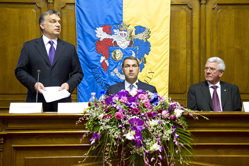 Orbán Viktor, Lázár János (fotó: Botár Gergely)