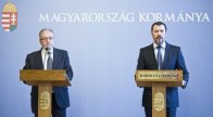 Giró-Szász András kormányszóvivői sajtótájékoztatót tartott