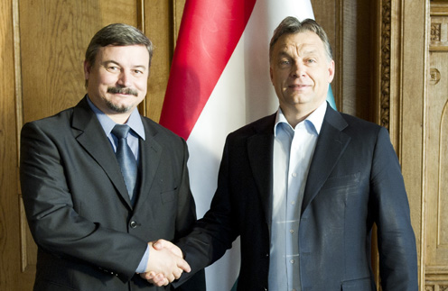 Berényi József és Orbán Viktor (fotó: Botár Gergely)