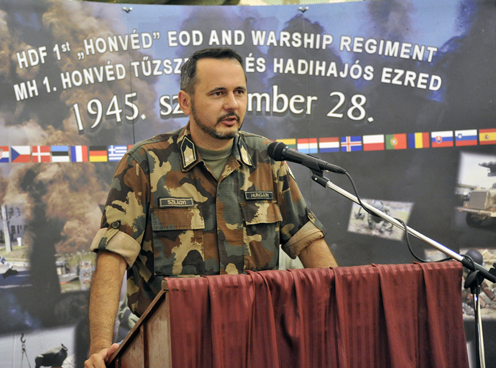 Szilágyi Zsolt alezredes  (fotó: Galovtsik Gábor)