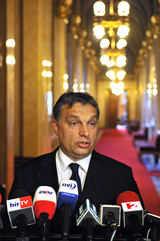 Orbán Viktor (fotó: MTI, Kovács Tamás)