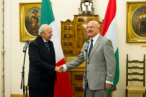 Lamberto Dini és Martonyi János (fotó: Pelsőczy Csaba)