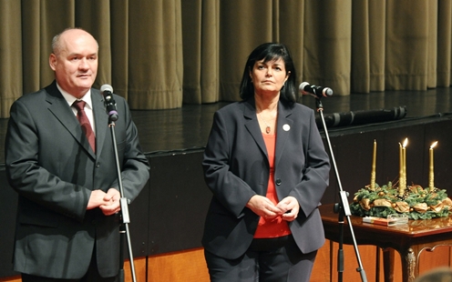 Hende Csaba és Radnainé dr. Fogarasi Katalin (fotó: Krasznai-Nehrebeczky Mária) 