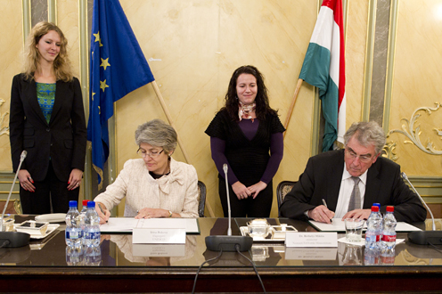 Irina Bokova, Réthelyi Miklós (fotó: Botár Gergely)