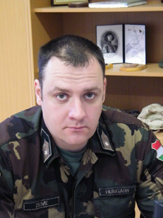 Deme László őrnagy (fotó: Búz Csaba hadnagy)