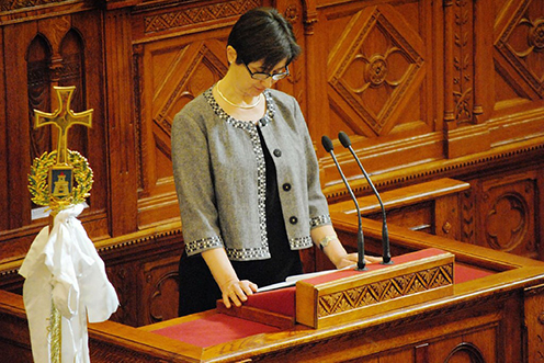 Head of the Minister's Cabinet Klára Breuer (photo: Bendegúz Kovács)