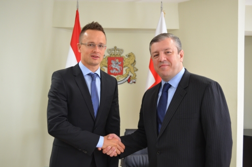 Találkozó Georgi Kvirikashvili miniszterelnök-helyettessel, gazdasági miniszterrel (Fotó: Miniszterelnökség)