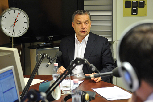 Orbán Viktor (fotó: MTI, Soós Lajos)