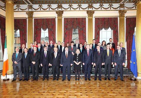 A dublini informális találkozó résztvevői (fotó: az Európai Unió Tanácsának ír elnöksége)